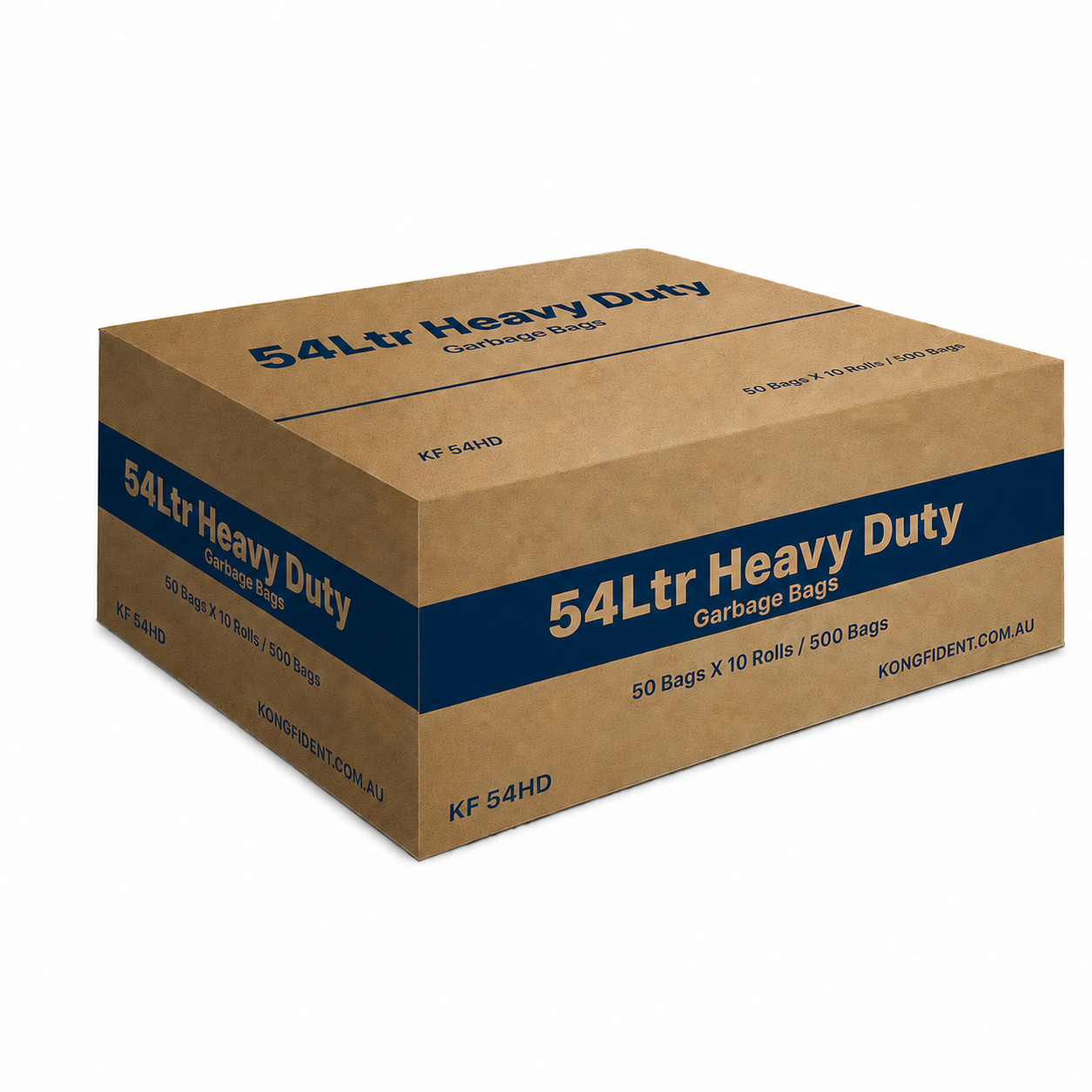 54 Litre Heavy Duty Garbage Bags - 500 Bags