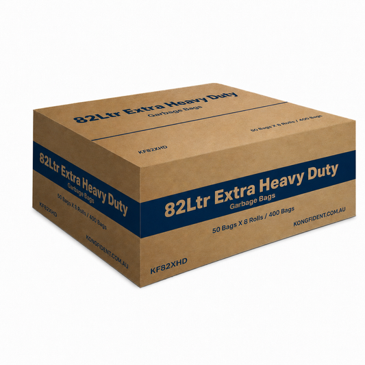 82 Litre Extra Heavy Duty Garbage Bags - 400 Bags